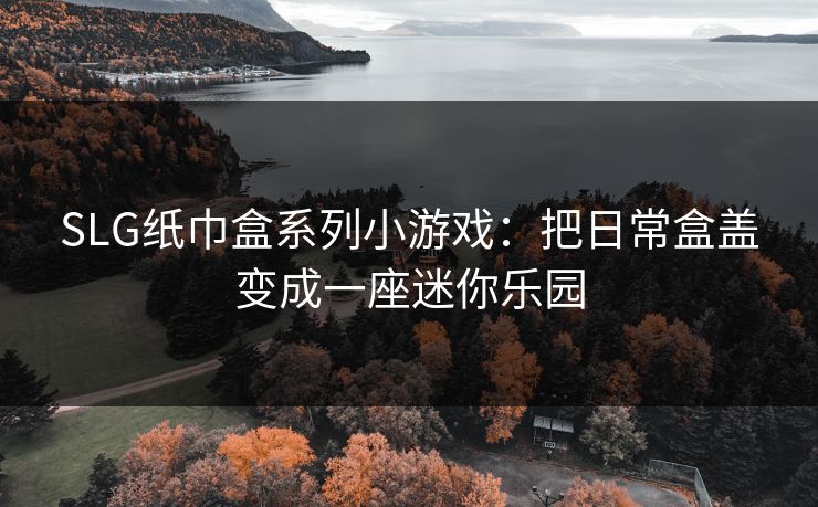 SLG纸巾盒系列小游戏：把日常盒盖变成一座迷你乐园